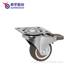 1" 1.5" 2" TPE Caster Wheel with Brake&Fixed&Swivel